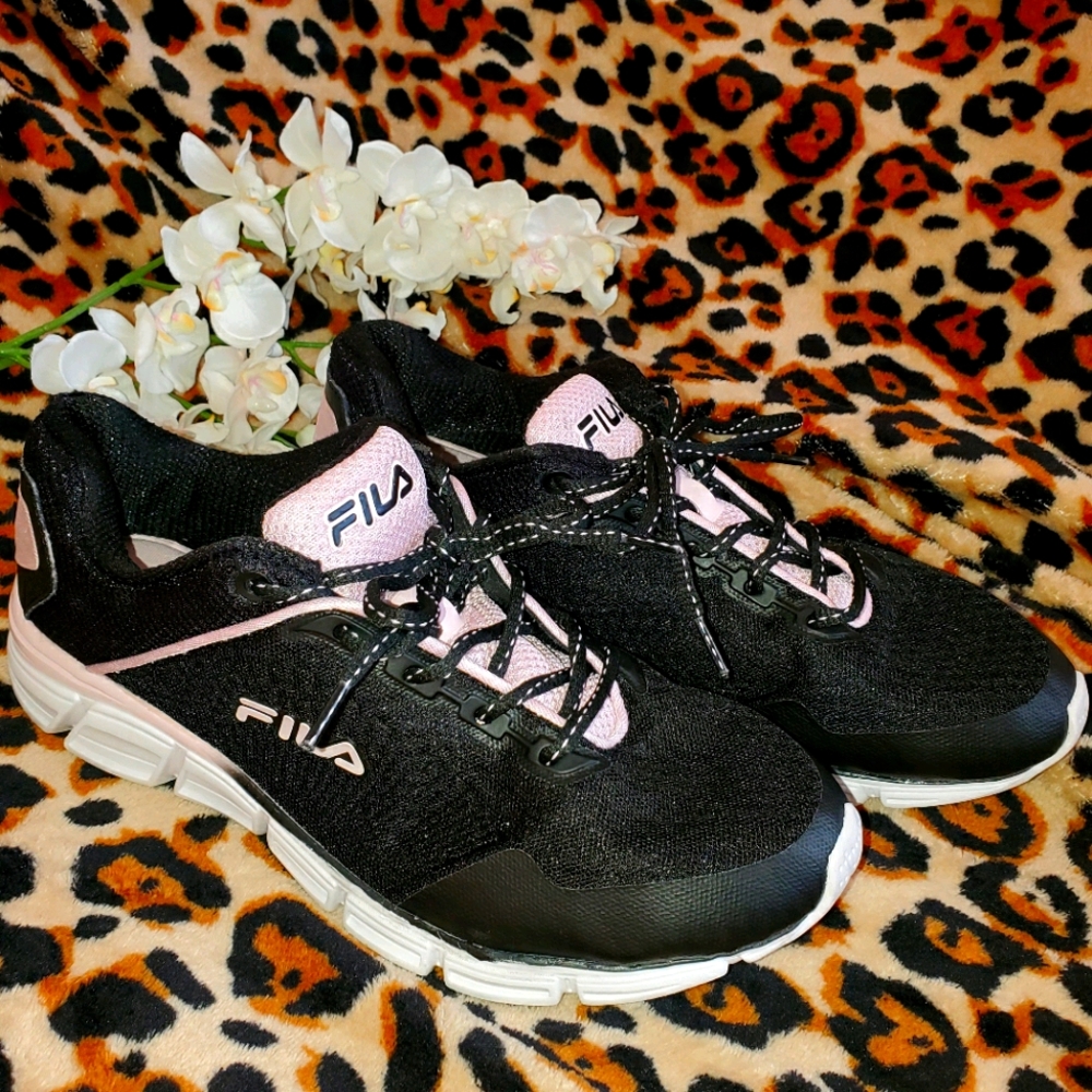Fila Black and Pink sneakers